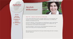 Desktop Screenshot of dunkelrot-beratung.de